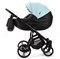 Детская коляска Adamex Lanti Deluxe 3 в 1 LN-SD111 (СВ.БИРЮЗОВАЯ.КОЖА + ЧЕРН.КОЖА) 421232264 - фото 74578