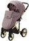 Детская коляска Adamex Chantal Special Edition Deluxe 3 в 1 С115 (СИРЕН.ПУДР.КОЖА ЗОЛОТ РАМА) 1183191232 - фото 74614