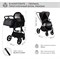 Детская коляска Sweet Baby Elegante 2 в 1 SBL GL Black 942774720 - фото 7477