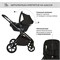 Детская коляска Sweet Baby Elegante 3 в 1 SBL GL Black 1215407972 - фото 75048