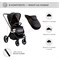 Детская коляска Sweet Baby Elegante 3 в 1 SBL GL Black 1215407972 - фото 75687