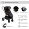 Детская коляска Sweet Baby Elegante 2 в 1 SBL GL Black 942774720 - фото 7665