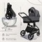 Детская коляска Sweet Baby Stella 3 в 1 Dark Grey 800083372 - фото 77647