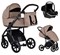 Детская коляска Roan Bass Next 3 в 1 с автокреслом Tutis Elo Black RN233/1 Amber Black 1880264824 - фото 78501