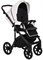 Детская коляска Roan Bass Next Кожа 3 в 1 с автокреслом Tutis Elo Black RN081/1 White 480436174 - фото 78525
