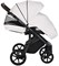 Детская коляска Roan Bass Next Кожа 3 в 1 с автокреслом Tutis Elo Black RN081/1 White 480436174 - фото 78526
