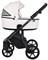 Детская коляска Roan Bass Next Кожа 3 в 1 с автокреслом Tutis Elo Black RN081/1 White 480436174 - фото 78528