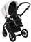 Детская коляска Roan Bass Next Кожа 3 в 1 с автокреслом Tutis Elo Black RN081/1 White 480436174 - фото 78535