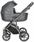Детская коляска Roan Bass Next Кожа 3 в 1 с автокреслом Tutis Elo Black RN083/1 Graphite Pearl 192923216 - фото 78566