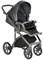 Детская коляска Roan Bass Next Кожа 3 в 1 с автокреслом Tutis Elo Black RN083/1 Graphite Pearl 192923216 - фото 78570