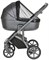 Детская коляска Roan Bass Next Кожа 3 в 1 с автокреслом Tutis Elo Black RN083/1 Graphite Pearl 192923216 - фото 78574