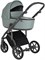 Детская коляска Roan Bass Next Кожа 3 в 1 с автокреслом Tutis Elo Black RN085/1 Misti Mint 1349813075 - фото 78585