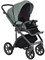 Детская коляска Roan Bass Next Кожа 3 в 1 с автокреслом Tutis Elo Black RN085/1 Misti Mint 1349813075 - фото 78596