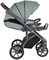 Детская коляска Roan Bass Next Кожа 3 в 1 с автокреслом Tutis Elo Black RN085/1 Misti Mint 1349813075 - фото 78597