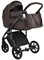 Детская коляска Roan Bass Next Кожа 3 в 1 с автокреслом Tutis Elo Black RN087/1 Chocolate/Black 1824025377 - фото 78608