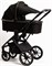 Детская коляска Peppy Tecla 3 в 1 с автокреслом Verona Shadow Black Chrome Edition Черный 1678349738 - фото 78945