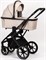 Детская коляска Peppy Tecla 3 в 1 с автокреслом Verona Stone Chrome Edition Бежевый 1818944177 - фото 78956