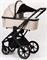 Детская коляска Peppy Tecla 3 в 1 с автокреслом Verona Stone Chrome Edition Бежевый 1818944177 - фото 78966
