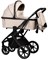 Детская коляска Peppy Tecla 3 в 1 с автокреслом Verona Stone Chrome Edition Бежевый 1818944177 - фото 78967
