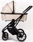 Детская коляска Peppy Tecla 3 в 1 с автокреслом Verona Stone Chrome Edition Бежевый 1818944177 - фото 78970