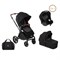 Детская коляска Jane Muum 4 Sweet 3 в 1 с автокреслом Koos I-Size U82 Coal 2060938896 - фото 79073