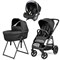 Коляска Peg Perego Veloce TC New Belvedere Lounge 3 в 1 True Black 1543655844 - фото 79420