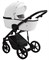 Детская коляска Adamex Mobi Deluxe 3 в 1 M-SA01 (БЕЛАЯ КОЖА) 973114196 - фото 79571