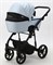 Детская коляска Adamex Mobi Deluxe 3 в 1 M-SD03 (ГОЛУБАЯ+ГОЛУБАЯ ПЕРЛ.КОЖА) 98726060 - фото 79672