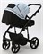 Детская коляска Adamex Mobi Deluxe 3 в 1 M-SD03 (ГОЛУБАЯ+ГОЛУБАЯ ПЕРЛ.КОЖА) 98726060 - фото 79676