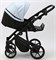 Детская коляска Adamex Mobi Deluxe 3 в 1 M-SD03 (ГОЛУБАЯ+ГОЛУБАЯ ПЕРЛ.КОЖА) 98726060 - фото 79683