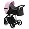 Детская коляска Adamex Mobi Deluxe 3 в 1 M-SD27 (РОЗОВЫЙ ЗЕФИР+ЧЕРНАЯ КОЖА) 1011272189 - фото 79783