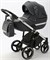 Детская коляска Adamex Cortina Deluxe 3 в 1 CT310 (МОРЕНГО КОЖА+СЕРЕБ.ОТДЕЛКА+ ХРОМ РАМА) 712015676 - фото 79821