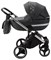 Детская коляска Adamex Cortina Deluxe 3 в 1 CT310 (МОРЕНГО КОЖА+СЕРЕБ.ОТДЕЛКА+ ХРОМ РАМА) 712015676 - фото 79822