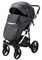 Детская коляска Adamex Cortina Deluxe 3 в 1 CT334 (ЧЕРН.КОЖА+СЕРЕБ.ОТДЕЛКА+ ХРОМ РАМА) 483564171 - фото 79838