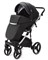 Детская коляска Adamex Cortina Deluxe 3 в 1 CT334/A (ЧЕРН.КОЖА+СЕРЕБ.ОТДЕЛКА+ХРОМ РАМА) 2087178573 - фото 79842