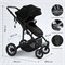 Детская коляска Sweet Baby Amare GL 3 в 1 427243 Black 292448235 - фото 81476