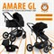 Детская коляска Sweet Baby Amare GL 3 в 1 427243 Black 292448235 - фото 81483