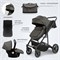 Детская коляска Sweet Baby Amare GL 3 в 1 427244 Brown 1983284032 - фото 81502