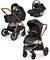 Детская коляска 3 в 1 Tomix Walker LUX BLACK+ROSE GOLD 1454966364 - фото 81875