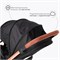 Детская коляска 3 в 1 Tomix Walker LUX BLACK+ROSE GOLD 1454966364 - фото 81885