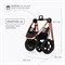 Детская коляска 3 в 1 Tomix Walker LUX BLACK+ROSE GOLD 1454966364 - фото 81886