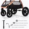 Детская коляска 3 в 1 Tomix Walker LUX BLACK+ROSE GOLD 1454966364 - фото 81893