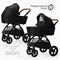 Детская коляска 3 в 1 Tomix Walker LUX BLACK+SHINNY BLACK 848029612 - фото 81917