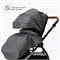 Детская коляска 3 в 1 Tomix Walker LUX GREY+DARK GREY 1657736875 - фото 81979