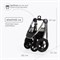 Детская коляска 3 в 1 Tomix Walker LUX GREY+DARK GREY 1657736875 - фото 81983