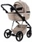 Детская коляска Adamex Quantum Superstar Deluxe 3 в 1 Q-STAR155-K (СВ.БЕЖ.КОЖА+СВ.БЕЖ.ДНО+БЕЖ.РАМА) 1530499256 - фото 82009