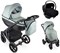 Детская коляска Bexa Ideal Eco 3 в 1 с автокреслом Avionaut Cosmo IE04 черный+шалфей кожа 550685905 - фото 82102