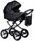 Детская коляска Indigo Barbara Eco Classic 3 в 1 с автокреслом Avionaut Cosmo Be03 черная кожа 1932547493 - фото 82198