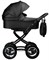 Детская коляска Indigo Barbara Eco Classic 3 в 1 с автокреслом Avionaut Cosmo Be03 черная кожа 1932547493 - фото 82199