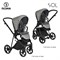Детская коляска Roan Sol 3 в 1 с автокреслом Tutis Elo Black RSL/1011 Cloud Grey 883004941 - фото 83327